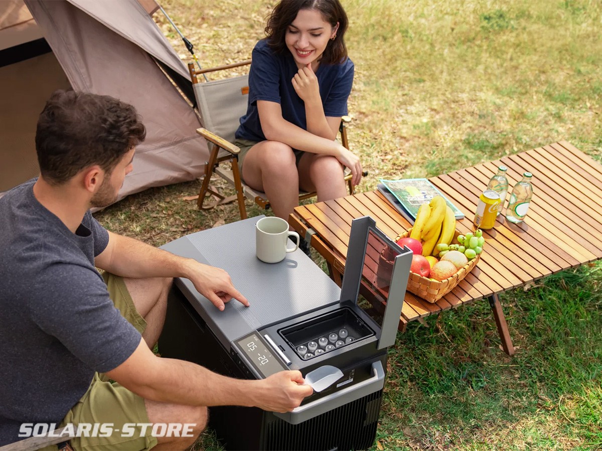 Réfrigérateur portable EcoFlow GLACIER avec batterie