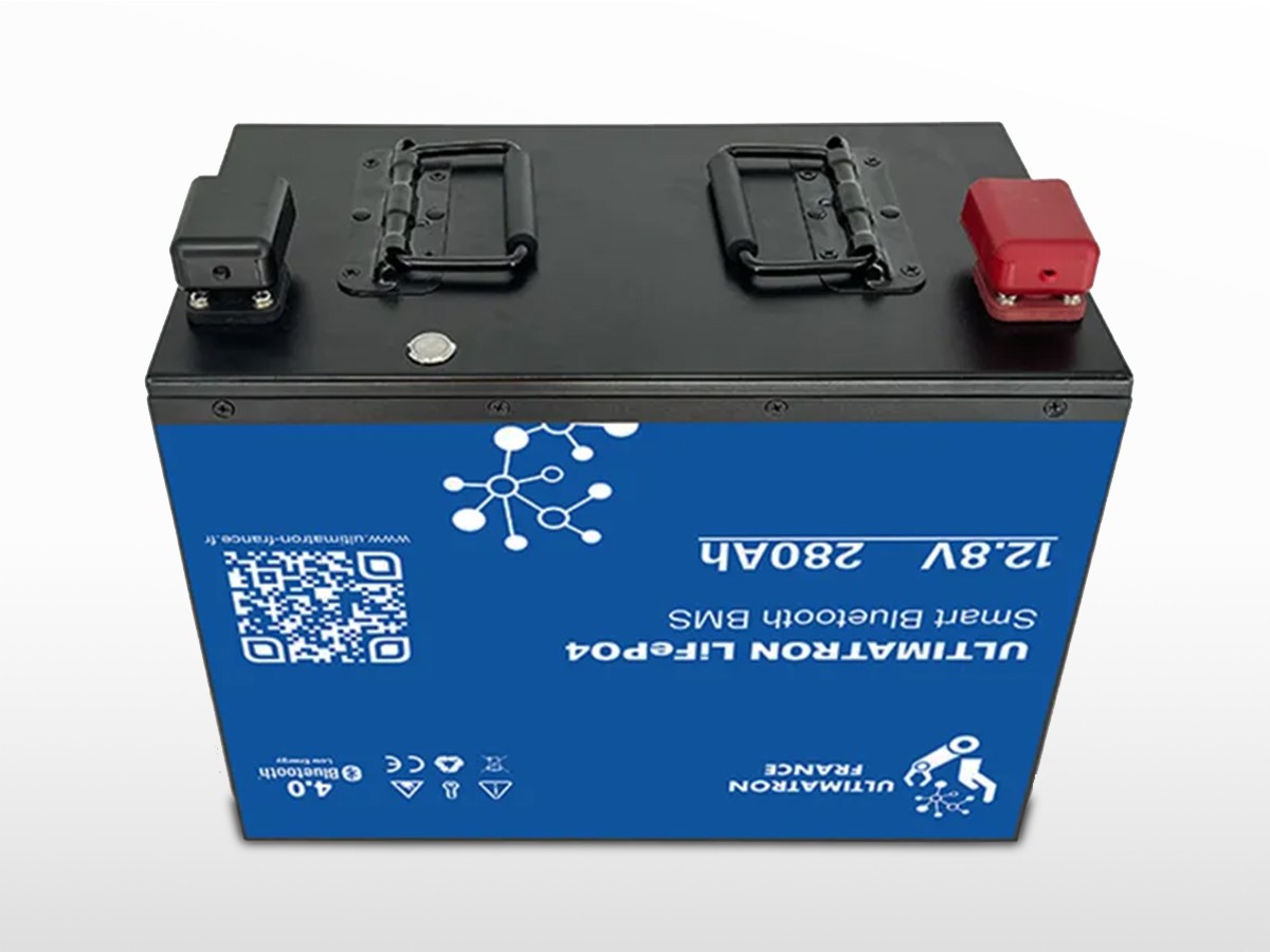 Batterie lithium LiFePO4 100Ah Bluetooth pour camping-car bateau