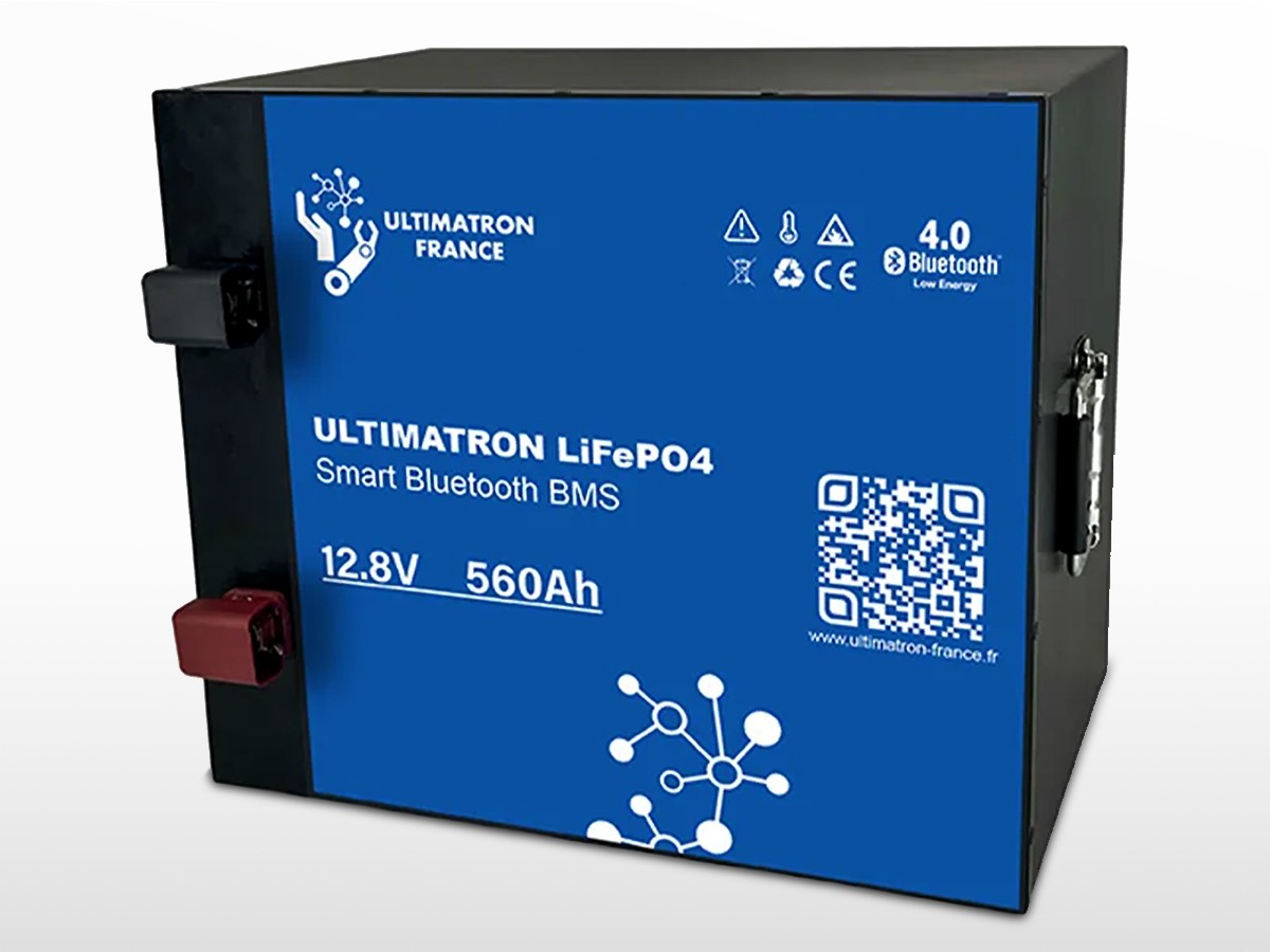 Batterie lithium ULTIMATRON LiFePO4 Smart BMS 12V / 560Ah