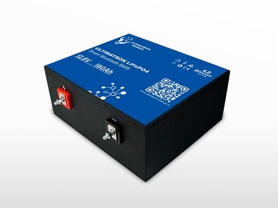 Batterie lithium Sous Siège ULTIMATRON LiFePO4 Smart BMS 12V / 200Ah | 2.56kWh