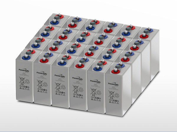 Parc de 24 batteries ENERSYS PowerSafe 5 OPzV 350 | 48V / 538Ah (25,8kWh)