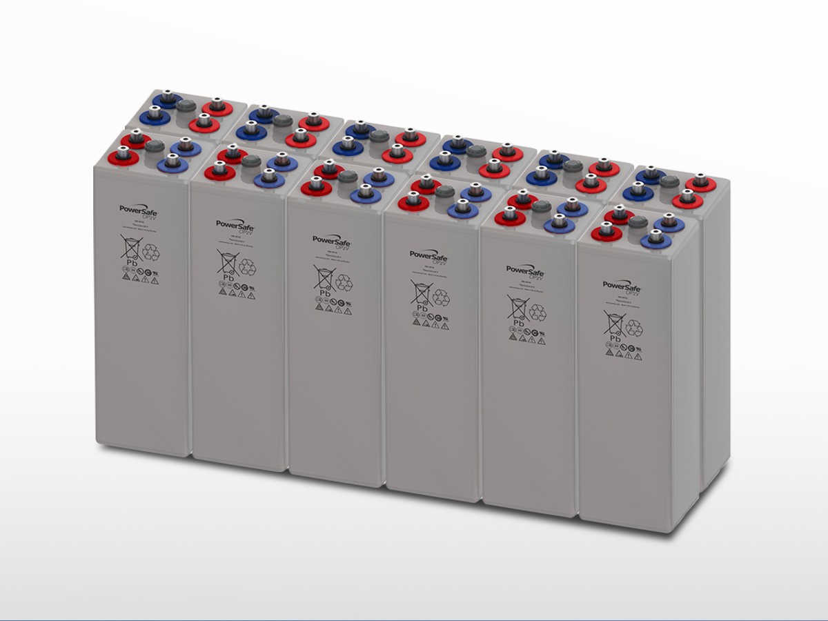 Parc de 12 batteries ENERSYS PowerSafe 8 OPzV 800