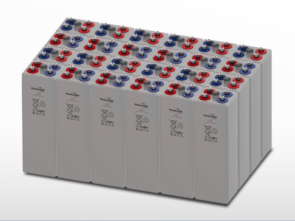 Parc de 24 batteries ENERSYS PowerSafe 10 OPzV 1000 | 48V / 1608Ah (77,1kWh)