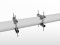 2 brides pour UNIFIX S ou SF et UNIBOX - pour poteau diamètre 90-130MM
