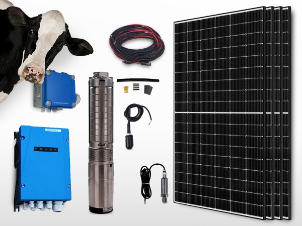 Kit pompe solaire immergée abreuvoir LORENTZ PS2-600 C-SJ3-9 | 50m - 4,1m³/h