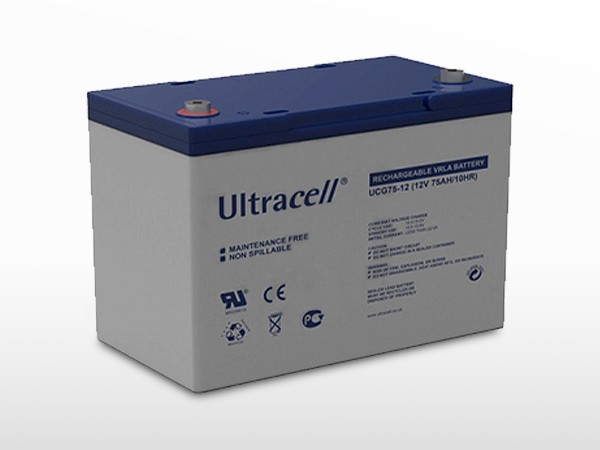 Batterie solaire GEL étanche ULTRACELL 12V / 75Ah | 0.9kWh
