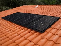 Fixation Toiture TUILE pour 4 panneaux solaires | Max 1160mm