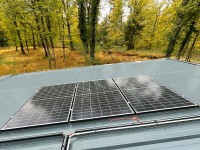 Fixation Toiture BAC ACIER pour 3 panneaux solaires | Cadre 30-50mm