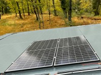 Fixation Toiture BAC ACIER pour 2 panneaux solaires | Cadre 30-50mm