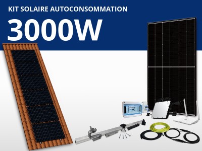 Kit solaire autoconsommation Hoymiles/Trina monophasé 3kW | Paysage 6 x 1
