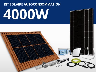 Kit solaire autoconsommation Hoymiles/Trina monophasé 4kW | Portrait 2 x 4