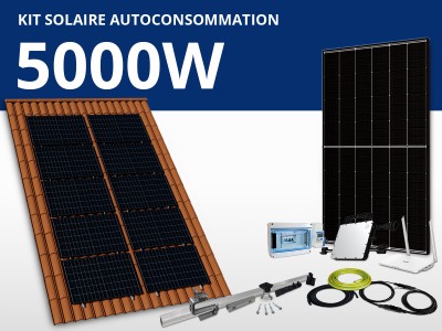Kit solaire autoconsommation Hoymiles/Trina monophasé 5kW | Paysage 5 x 2