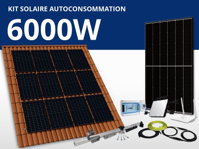 Kit solaire autoconsommation Hoymiles/Trina monophasé 6kW | Portrait 3 x 4