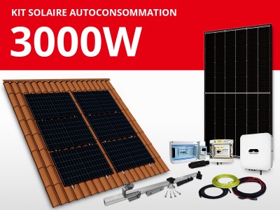 Kit solaire autoconsommation Huawei/Trina monophasé 3kW | Paysage 3 x 2
