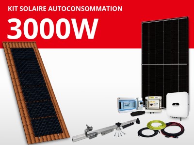 Kit solaire autoconsommation Huawei/Trina monophasé 3kW | Paysage 6 x 1