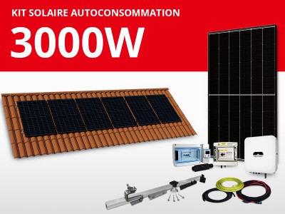 Kit solaire autoconsommation Huawei/Trina monophasé 3kW | Portrait 1 x 6