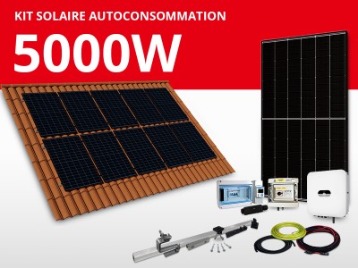 Kit solaire autoconsommation Huawei/Trina monophasé 5kW | Portrait 2 x 5