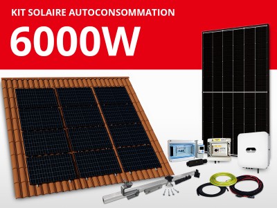 Kit solaire autoconsommation Huawei/Trina monophasé 6kW | Paysage 4 x 3