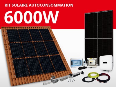 Kit solaire autoconsommation Huawei/Trina monophasé 6kW | Portrait 3 x 4
