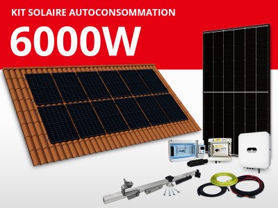 Kit solaire autoconsommation Huawei/Trina monophasé 6kW | Portrait 2 x 6
