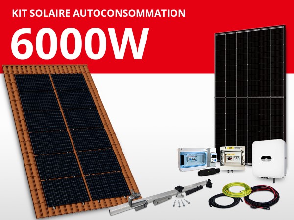 Kit solaire autoconsommation Huawei/Trina monophasé 6kW | Paysage 6L2C