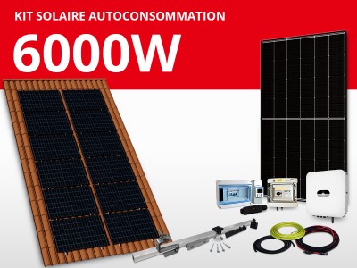 Kit solaire autoconsommation Huawei/Trina monophasé 6kW | Paysage 6 x 2