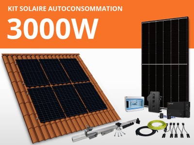 Kit solaire autoconsommation Enphase/Trina monophasé 3kW | Portrait 2 x 3