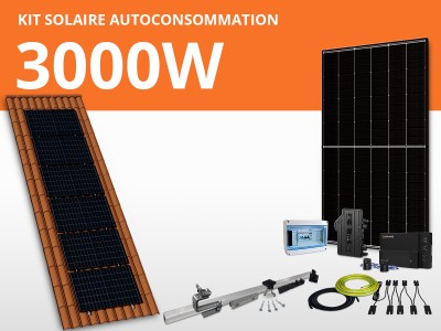 Kit solaire autoconsommation Enphase/Trina monophasé 3kW | Paysage 6 x 1
