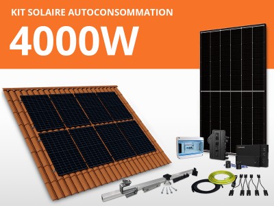 Kit solaire autoconsommation Enphase/Trina monophasé 4kW | Portrait 2 x 4