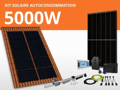 Kit solaire autoconsommation Enphase/Trina monophasé 5kW | Paysage 5 x 2