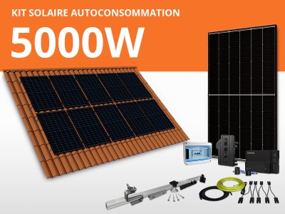 Kit solaire autoconsommation Enphase/Trina monophasé 5kW | Portrait 2 x 5