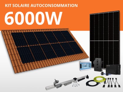 Kit solaire autoconsommation Enphase/Trina monophasé 6kW | Portrait 2 x 6