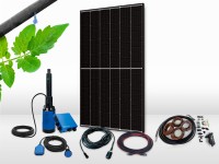 Kit pompe solaire immergé goutte à goutte sans pression 100m² 