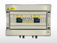 Coffret de sectionnement DC - 2 Entrée/Sortie + parafoudre | 1000V / 25A