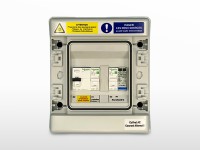Coffret de protection AC monophasé 6kVA + parafoudre | 30mA / 32A