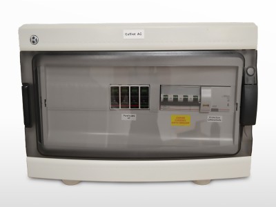 Coffret de protection AC triphasé 36kVA + parafoudre | 300mA / 63A