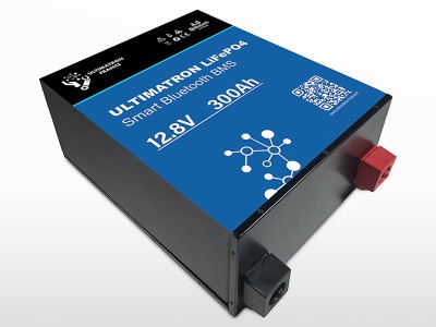 Batterie lithium ULTIMATRON LiFePO4 Smart BMS 12V / 300Ah | 3.84kWh