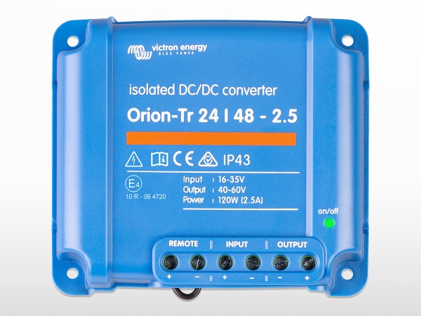 Orion-Tr 24/48-2,5A (120W) Isolatead DC-DC converter Victron | 24 / 48V - 2.5A