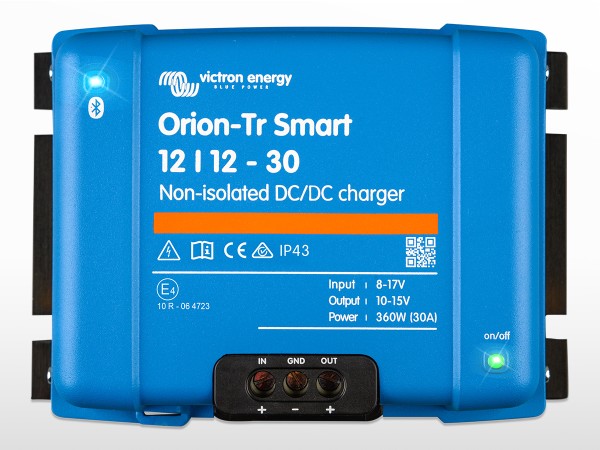 Orion-Tr Smart 12/12-30A (360W) non-isolé DC-DC charger Victron | 12 / 12V - 30A