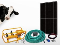 Kit motopompe solaire abreuvoir SOLARIS 500 - pressostat | 40m - 2,7m³/h