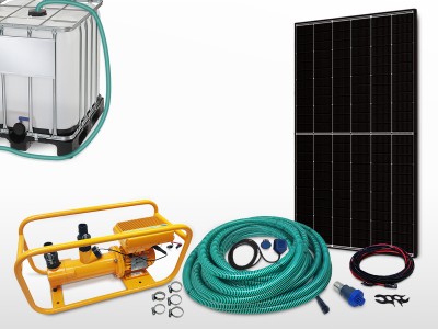 Kit motopompe solaire cuve SOLARIS 500 - flotteur | 40m - 2,7m³/h