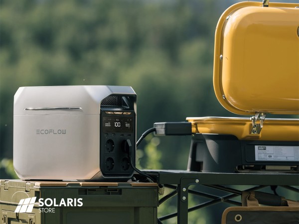 Station énergie portable EcoFlow DELTA 3 en camping