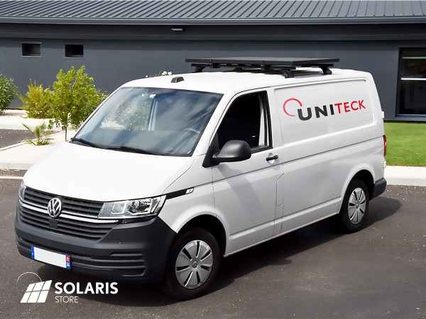 Support panneau solaire pour galerie fourgon