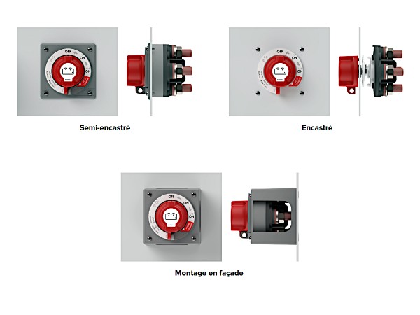 Pose coupe batterie UNIBATSWITCH