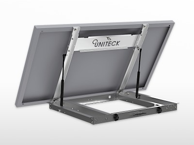 Support panneau solaire inclinable camping-car UNIFIX150.1C | 1500 x 675mm