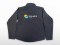 Veste softshell SOLARIS brodée doublée Bleu Navy arrière