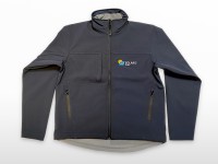 Veste softshell SOLARIS brodée doublée Bleu Navy | Taille L