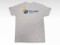 Tee-shirt coton SOLARIS imprimé Gris arrière