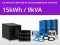 Kit rétrofit autoconsommation triphasé 9kVA - Batterie 15kWh | 400V