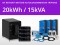 Kit rétrofit autoconsommation triphasé 15kVA - Batterie 20kWh | 400V